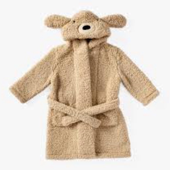Pottery Barn Kids Personalized Labradoodle Critter Robe “RYAN” Sz M (4-6) - Picture 1 of 13